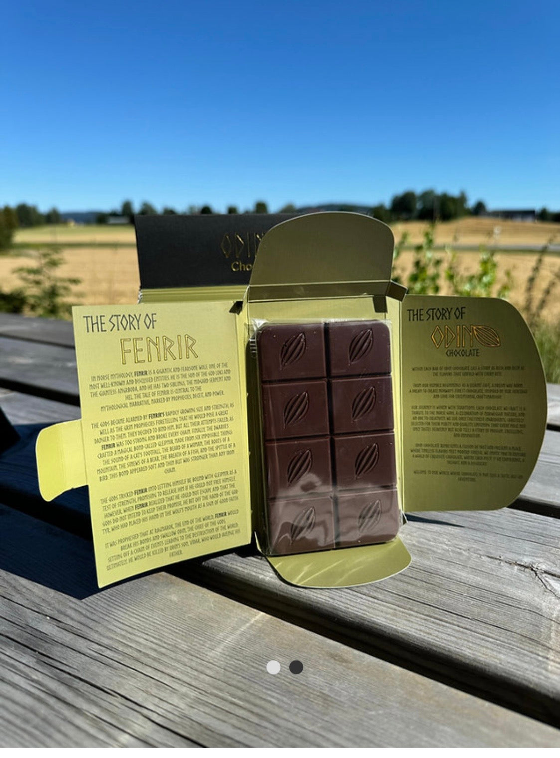 Fenrir - Mørk sjokoladeplate fra Odin Chocolate