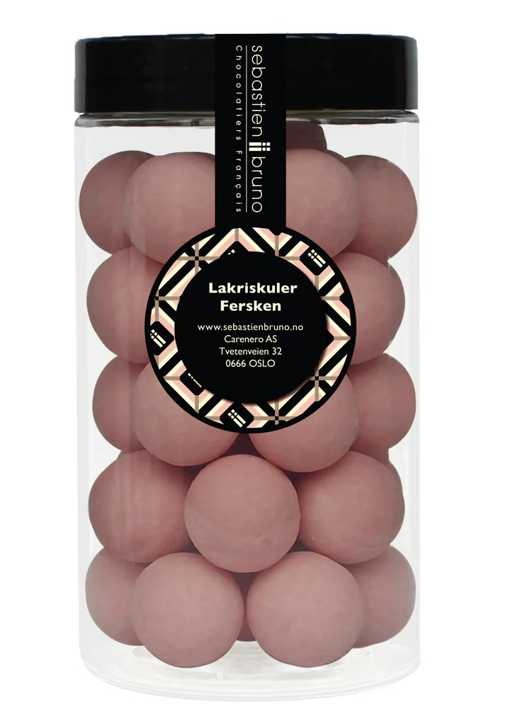 Lakriskuler Fersken Stor