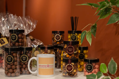 Sjokoladeoblater med nøtter, mandler og rosiner Croq'télé Mørk Stor