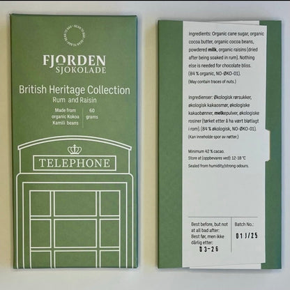 Melkesjokolade med rom og rosin